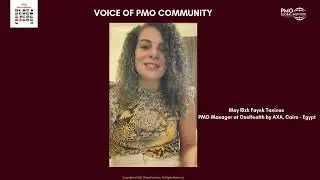 Voice of PMO Community from Ms May Rizk, Middle East PMO Community