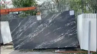 Nebula Gold CQM464 Classic Quartz Stone Slab Video @QuartzWorktopsNearMe