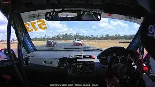 Hot hatch cup 2025 round 4 race 5 Queensland Raceway