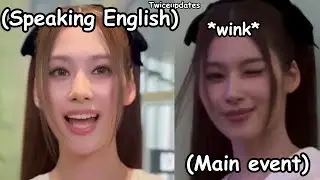 twice sana speaking english in prada *main event*