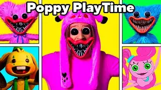 Poppy Playtime Chapter 2 Voice Impressions 🤯 ALL CHARACTERS compilation (Huggy Wuggy, Kissy Missy.)