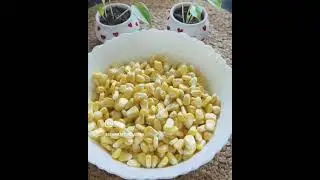 sweetcorn chaat # cheesy corn