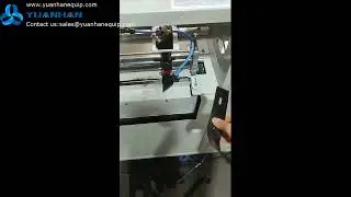 Laser webbing cutting and hole punching machine YH-JGQD01 - Yuanhan