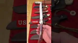 Выкидуха со стопором #барахолка777 #выкиднойнож #ссср