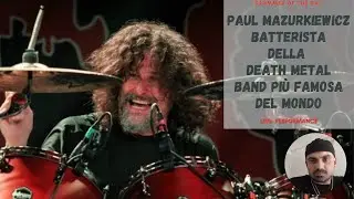 Paul Mazurkiewicz -  batterista dei CANNIBAL CORPSE - leggenda del DEATH METAL - lezione di batteria