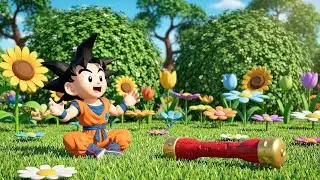 Dragon Ball Baby Goku Dropped His Power Pole AV1 | Nursery Rhymes for Kids & Baby Songs