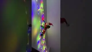 Santa is climbing up already! 🎅✨