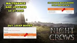 NIGHT CROWS -Solid Updates 24/7 xp boost + chance pa sa legend  10-27-2025