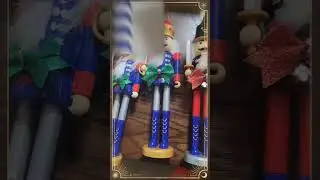 Nutcracker Centerpiece ideas with materials from Walmart and Dollar Tree #christmas