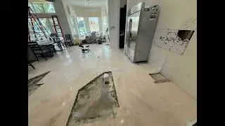 Travertine Floors Restoration!