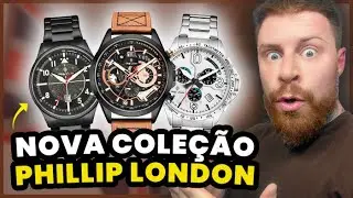 Os NOVOS RELÓGIOS INCRÍVEIS da PHILLIP LONDON, fui conhecer a Coleção de perto | Relógios Masculinos