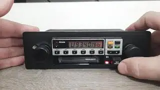 Vintage/Classic PHILIPS 814 car stereo (cassette/radio)