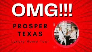 OMG Prosecco Strawberry Shortcake and Prosper Texas Model Home Tour - Luxury Homes in Windsong Ranch