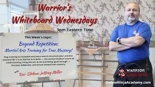 Beyond Repetition: Martial Arts Training for True Mastery | Warrior's Whiteboard Wed
