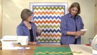 Simply Chevrons- Keepsake Quilting- Make A Chevron Quilt Without Piecing!