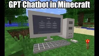 I Made a Ai Chatbot in Minecraft (GPT Chat)