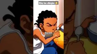 Boondocks Riley has allergies 🤧  #shorts #boondocks #funny