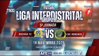 MOURÃO FC - CHE MORENSE, NA AFE TV