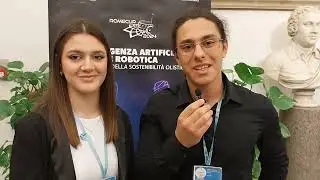 Raffaele Russo e Anna Stante, studenti del Liceo Ettore Majorana di Pozzuoli (Campania)