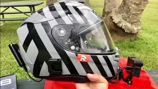 Helmet Motovlog Setup GoPro Hero 8/9 with 6hr Battery life
