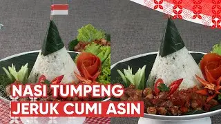 Resep Nasi Tumpeng Jeruk Cumi Asin, Wangi Dan Pulen Dijamin Bikin Nagih!