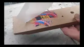Dtf ile sert zemine (MDF) baskı uygulaması