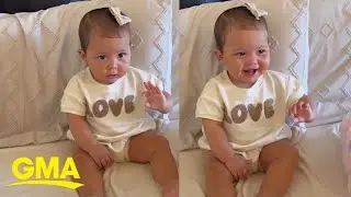 Little girl has sweetest reaction to seeing her dad after a week