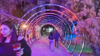 Pixel led tunnel in Corona Capital festival 2025