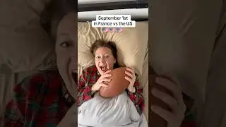 September 1st in France vs the US #france #french #usa #american #cultureshock #september #autumn