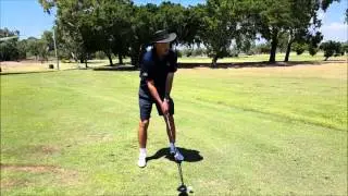Rowes Bay Golf Club's head pro, David Lord's, Grip and Stance Routine