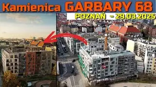 Wiecha na szczycie kamienicy przy Garbarach 68! - Poznań 29.03.2025