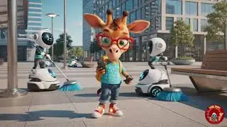 German | Kinu und die Roboter-Saubere-Straßenparade | Kinu and the Robo-Clean Street Parade