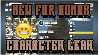 FOR HONOR - NEW DLC CHARACTER LEAK