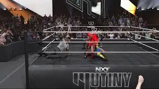 Queen Z. and last legend,Are in NXT.For a tag team World title match.With their new.World Championsh