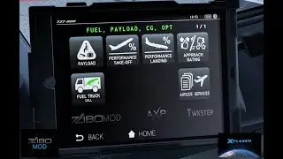 ZIBO MOD: Int&eacute;grer Plan de Vol +AIRSIDE SERVICES #xplane #zibomod