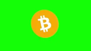 bitcoin Green Screen Chroma Key animation