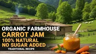 100% Organic Sugar-Free Village Carrot Jam | Made with Dates & Cardamom 🌾🥕