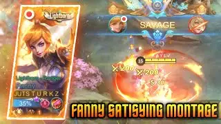 FANNY RANK HIGHLIGHTS #2 STRAIGHT CABLE KILLS MANIAC  BY TURKZ - MLBB