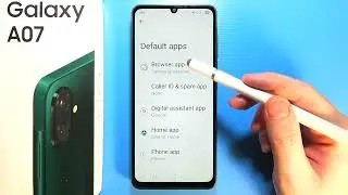 Samsung Galaxy A07: How to Change Default Apps