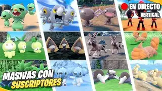 🔴 Shiny Hunt! Masivas con Subs en Pok&eacute;mon Escarlata y P&uacute;rpura | Nintendo Switch 2 Vertical #Pokemon