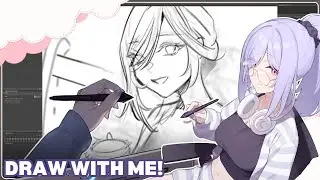 【Drawing】Cozy winter wallpaper time!【Yurikago Kokone | V&U】