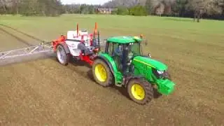 John Deere 6125M + Kuhn Lexis 3000 // Primer Equipo en Chile