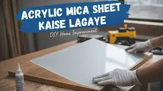 “Acrylic Mica Sheet Lagane ka Professional Tarika ||