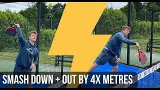 How To Pop The Ball OUT Of The Court In Padel (4x Metres)