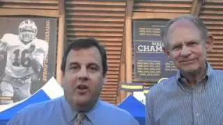 Gov. Chris Christie Endorses Mike Castle for U.S. Senate