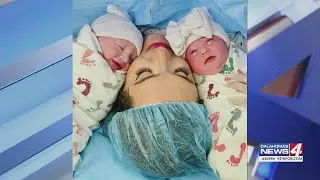 KFOR&rsquo;s Katelyn Ogle delivers two bundles of joy