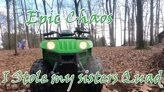 Epic Chaos: I stole my sisters Arctic Cat again!! hehe