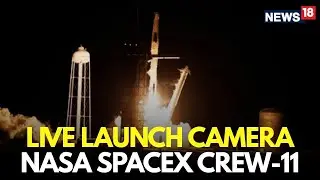 LIVE: SpaceX Launches NASA, JAXA, Roscosmos Astronauts To ISS | NASA LIVE | US News | N18G