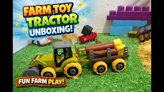Farm Toy Tractor Unboxing 🚜 | Satisfying ASMR Farm Sounds