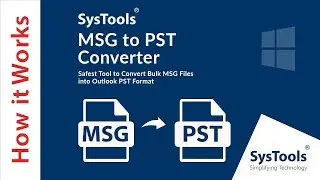 MSG для PST Converter Tool | Массовое преобразование файлов MSG в PST